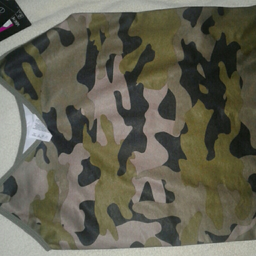 Camouflage tang top